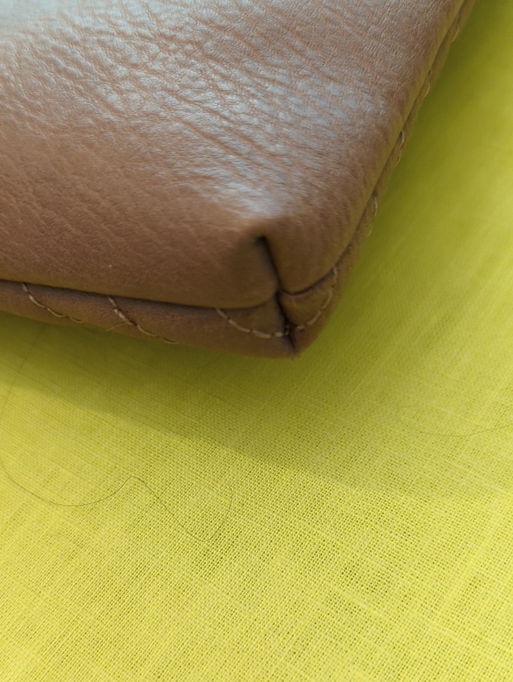 Brown Quilted Crossbody Bag with Patterned Strap - Picture 8 of 14